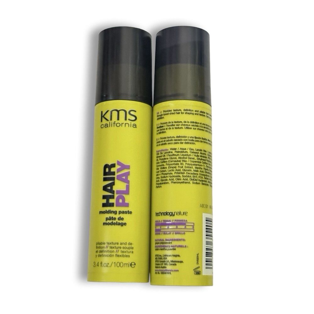 2 KMS California Hair Play Molding Paste 3.4oz Salon NWOB Lot of Two Original